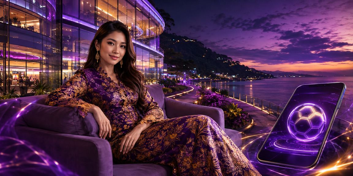 Peminat bola sepak Malaysia berpakaian batik membuat pertaruhan di megga888