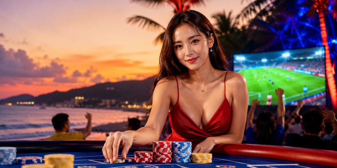 Pengguna Malaysia di Pulau Pinang menonton pertaruhan bola sepak dengan megga888