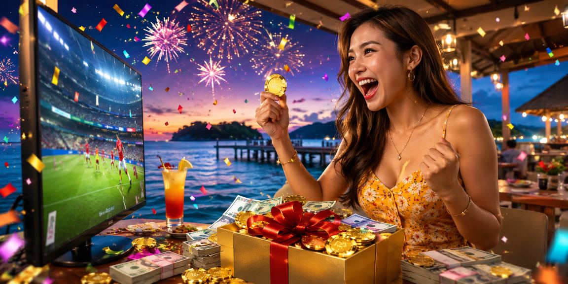 Pengguna Malaysia di Terengganu menyertai permainan jackpot dalam talian